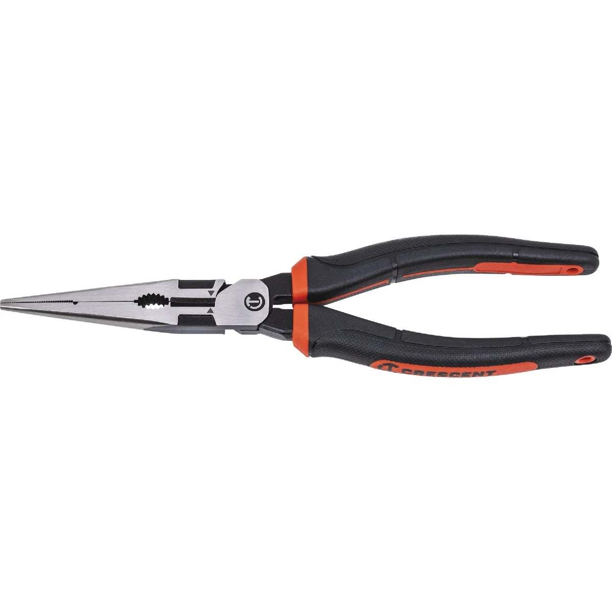 Natural Crescent 8 In. Long Nose Pliers with Cushion Grip Genuine