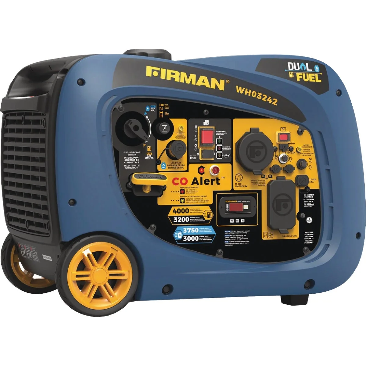 First-Class Firman 4000W Dual Fuel Inverter Portable Generator Premium Material