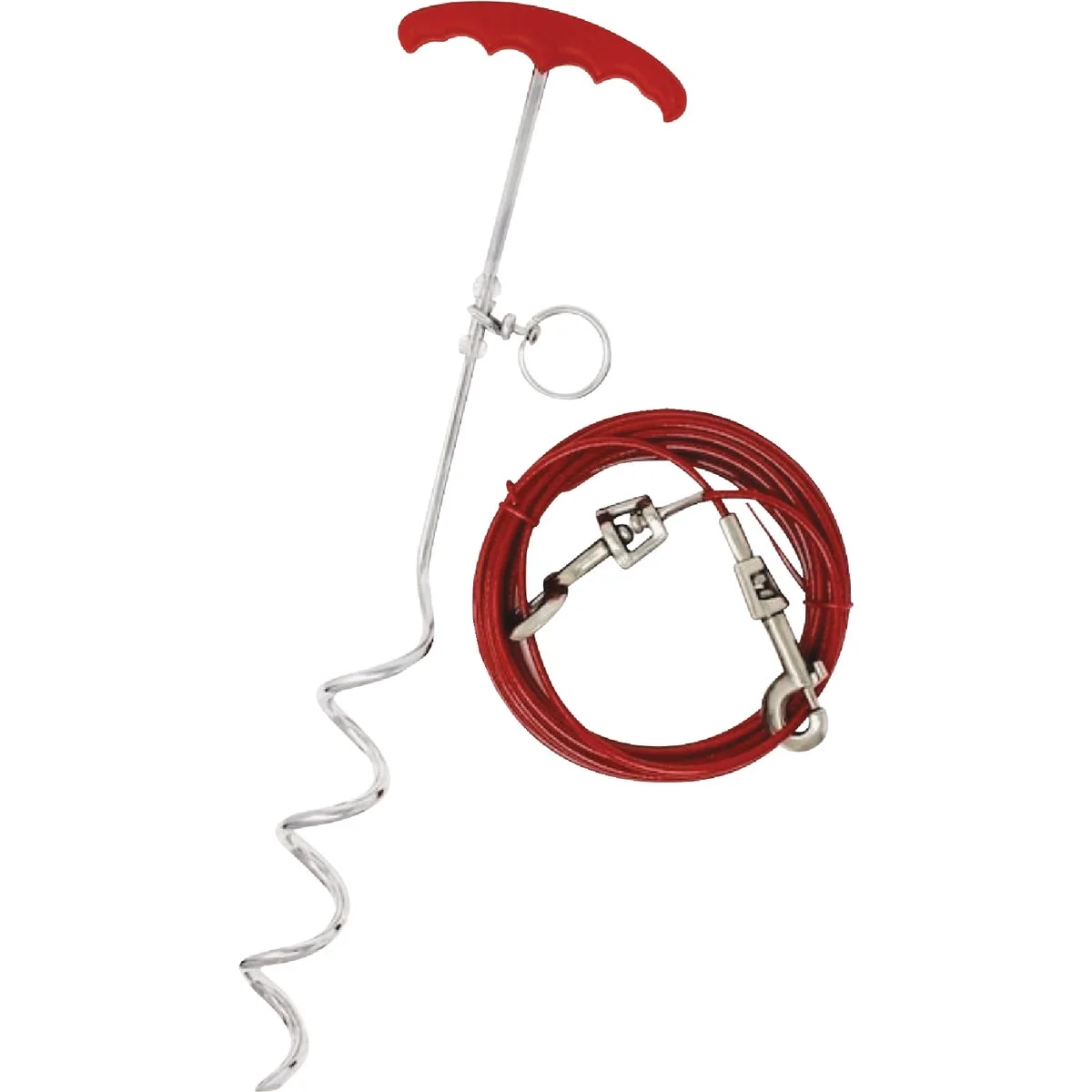 Next-Generation Boss Pet Guardian Gear 20 Ft. Stake Cable Dog Tie-Out First-Class