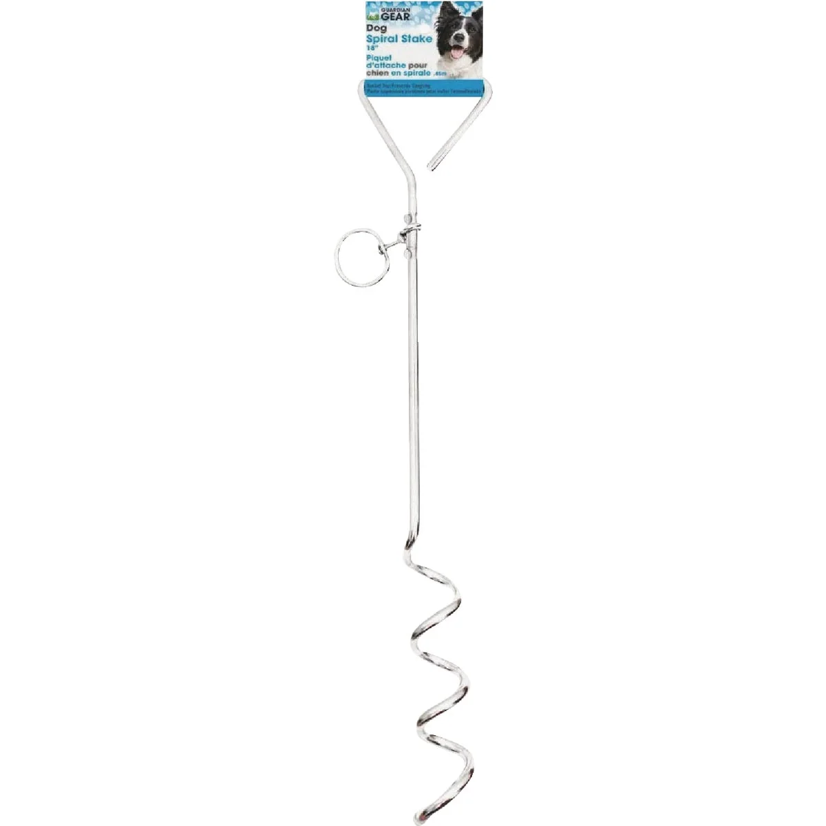 Trusted Boss Pet Guardian Gear 18 In. Spiral Dog Tie Out Stake Sustainable