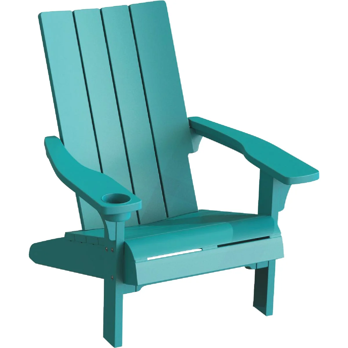 Premium Material Adams Keter Teal Resin Modern Adirondack Chair Top-Quality
