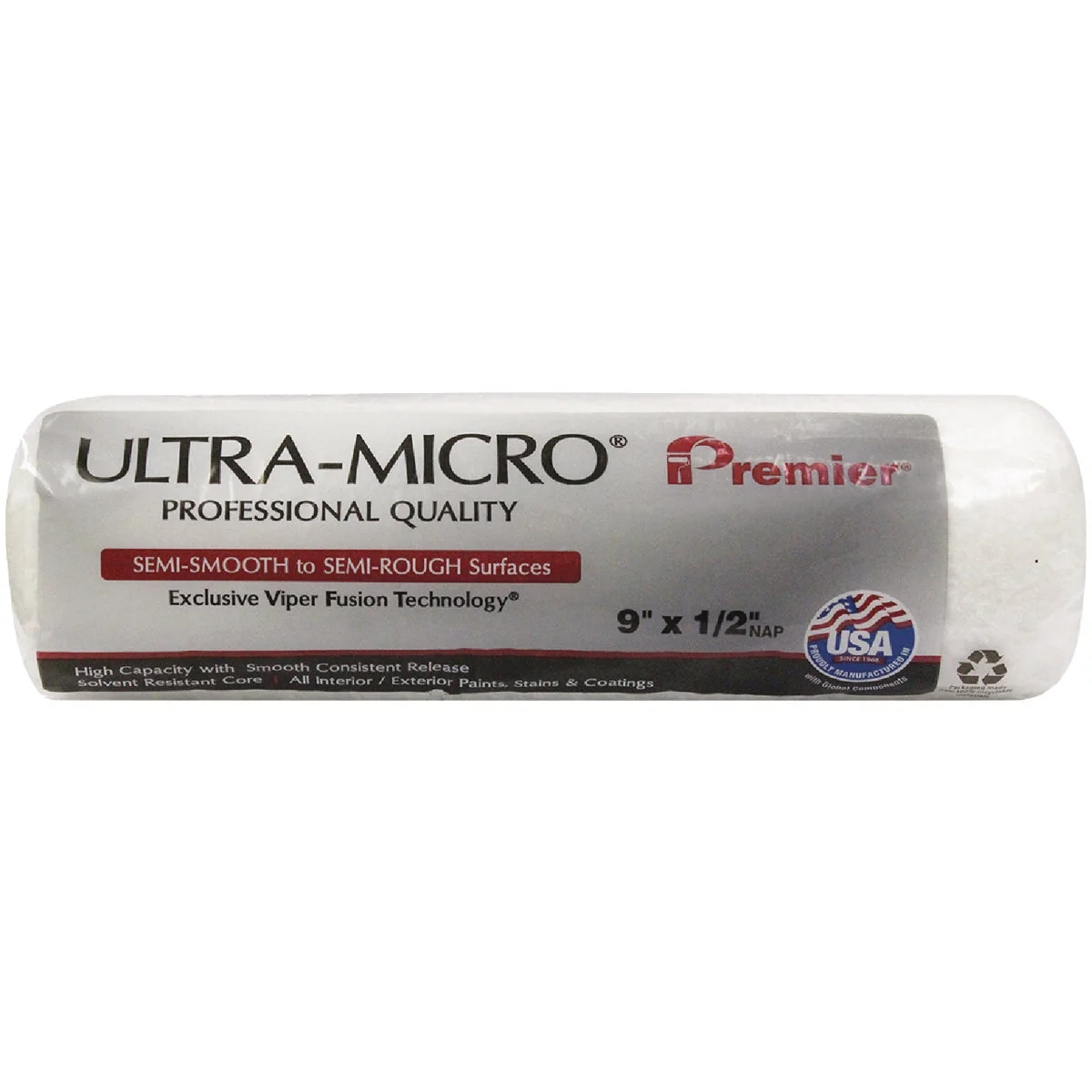 Expertly Made Premier 9 In. X 1 2 In. Ultra-Micro Roller Cover Superior