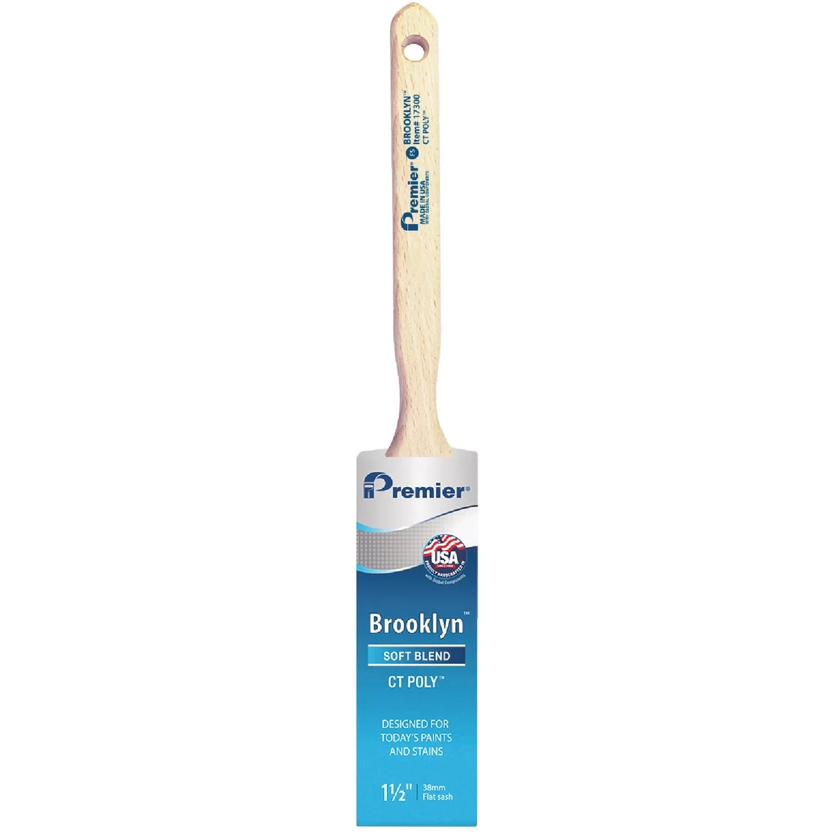 Healthy Premier Brooklyn 1-1 2 In. Flat Sash CT Paint Brush Official