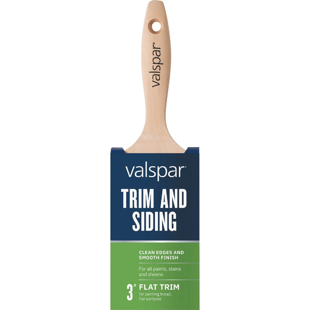 Refined Valspar 3 In. Wall Trim Flat Trim Brush Smooth