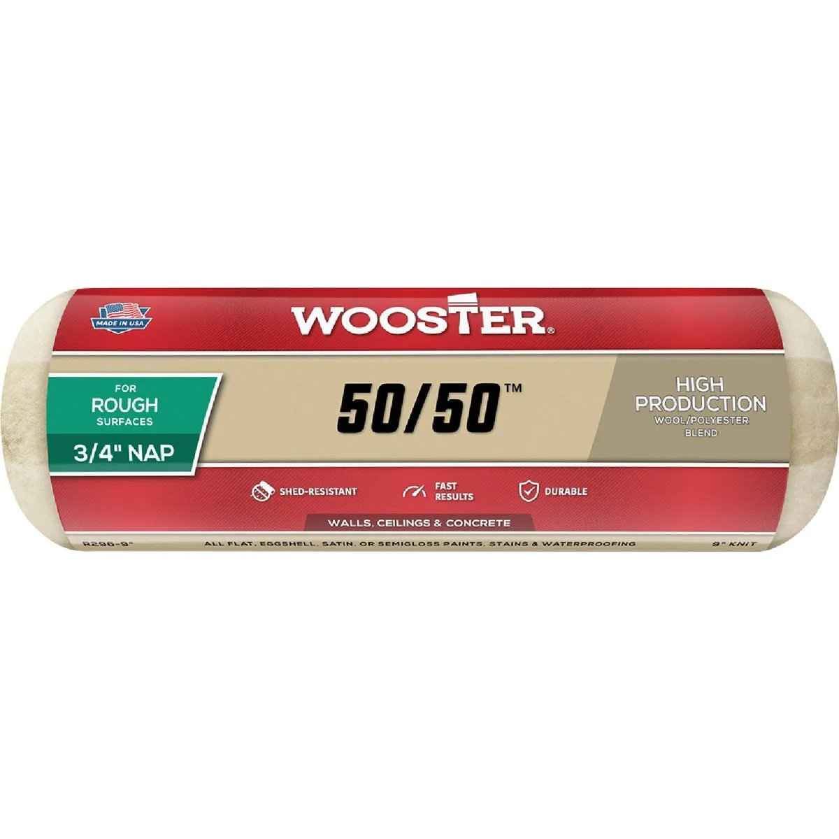 Long-Lasting Wooster 50 50 3 4 In. Nap Roller Cover Fine Crafted