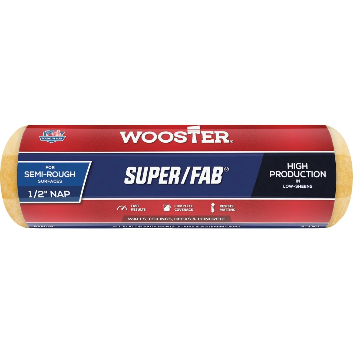 Green Wooster Super Fab 1 2 In. Nap Roller Cover Carefully Designed