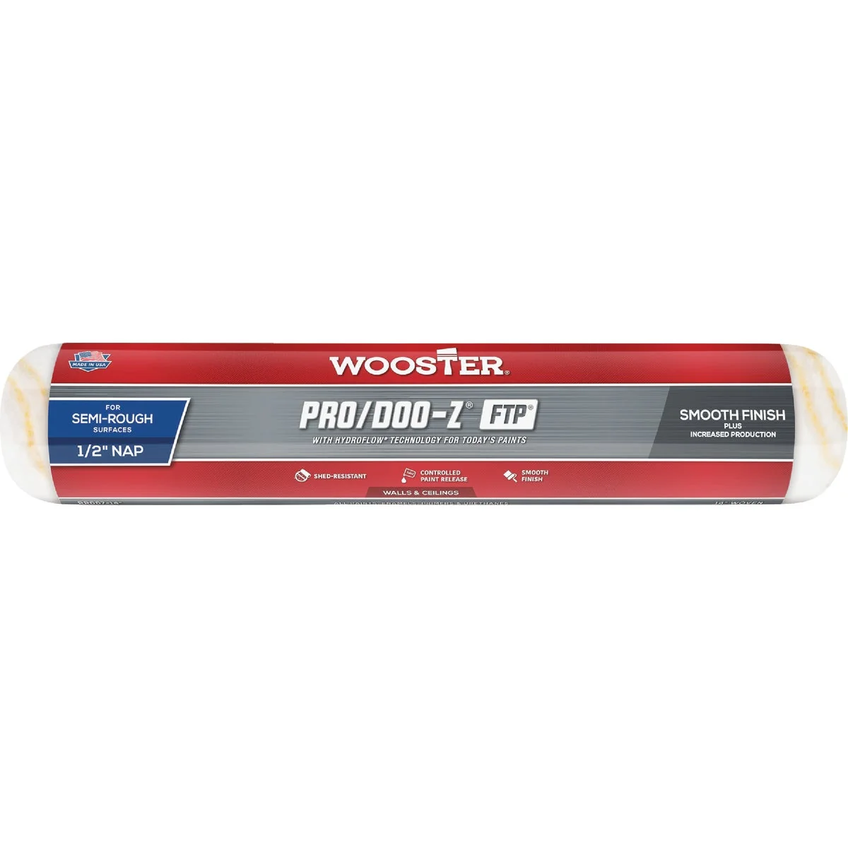 High-Grade Wooster Pro Doo-Z FTP 1 2 In. Nap Roller Cover Quality