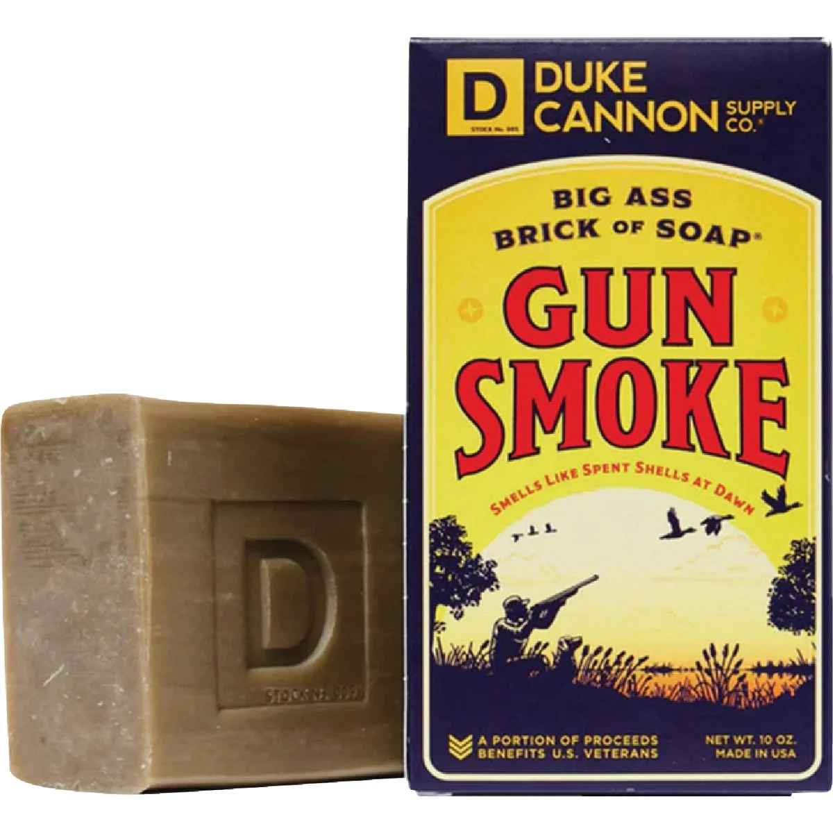High-End Duke Cannon 10 Oz. Gun Smoke Big Ass Brick of Soap Reliable
