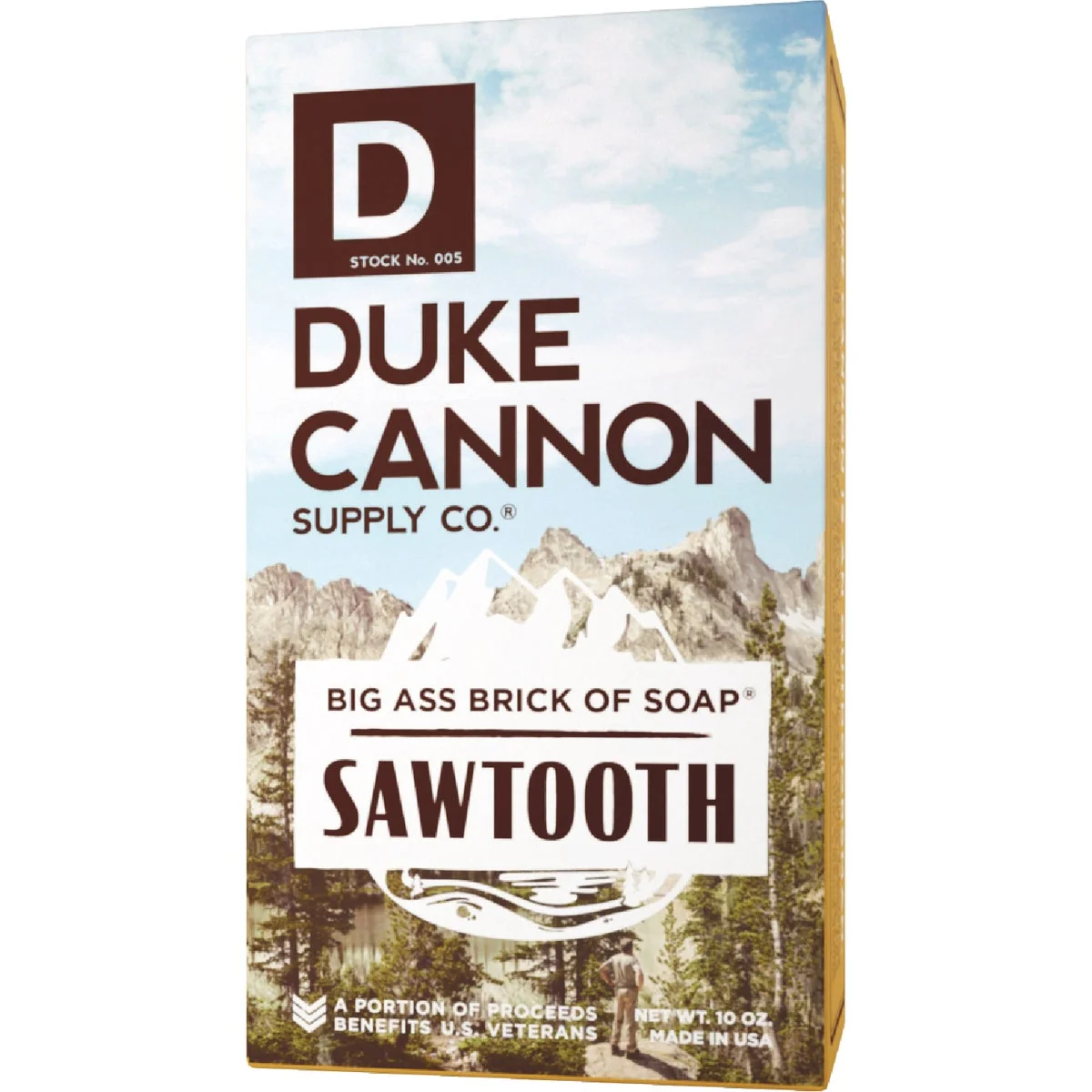 High-Quality Duke Cannon 10 Oz. Sawtooth Big Ass Bar of Soap Refined