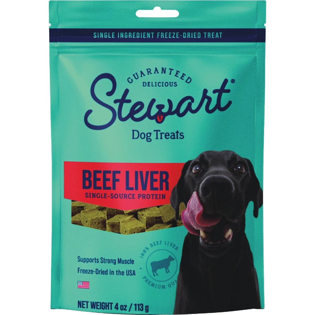 Elegant Stewart 4 Oz. ze-Dried Beef Liver Dog Treats Optimized