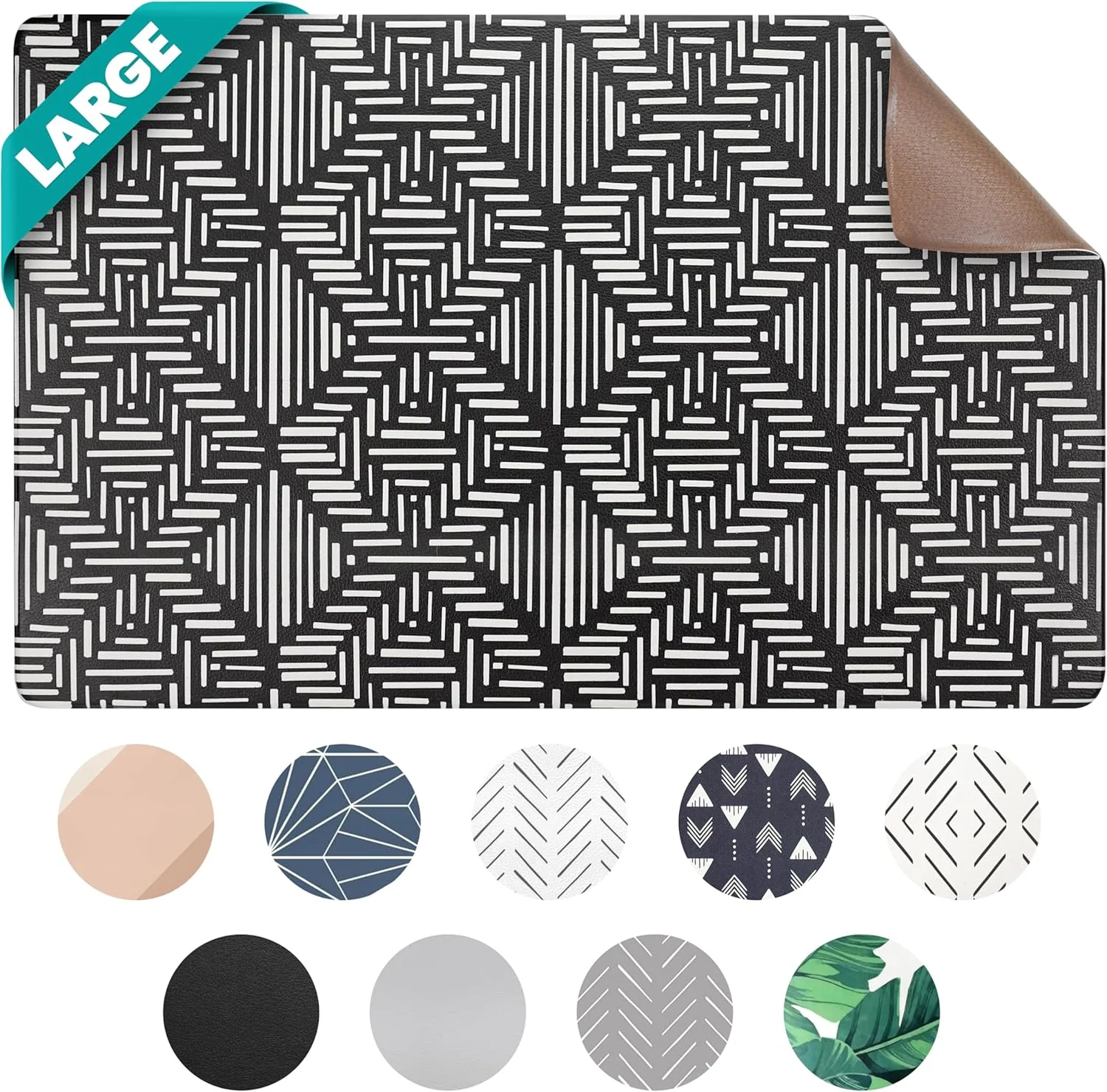 Sustainable NALALAS Large Dog Mat for Food and Water Cat Feeding Mat Large Waterproof Dog Bowl Mat Non-Slip Pet Food Mat for Floors Pet Mats for Food and Water Easy to Clean Responsible