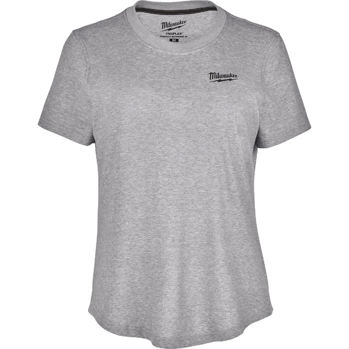 Recyclable Milwaukee FLEX Women's Large Gray Short Sleeve Hybrid T-Shirt Safe