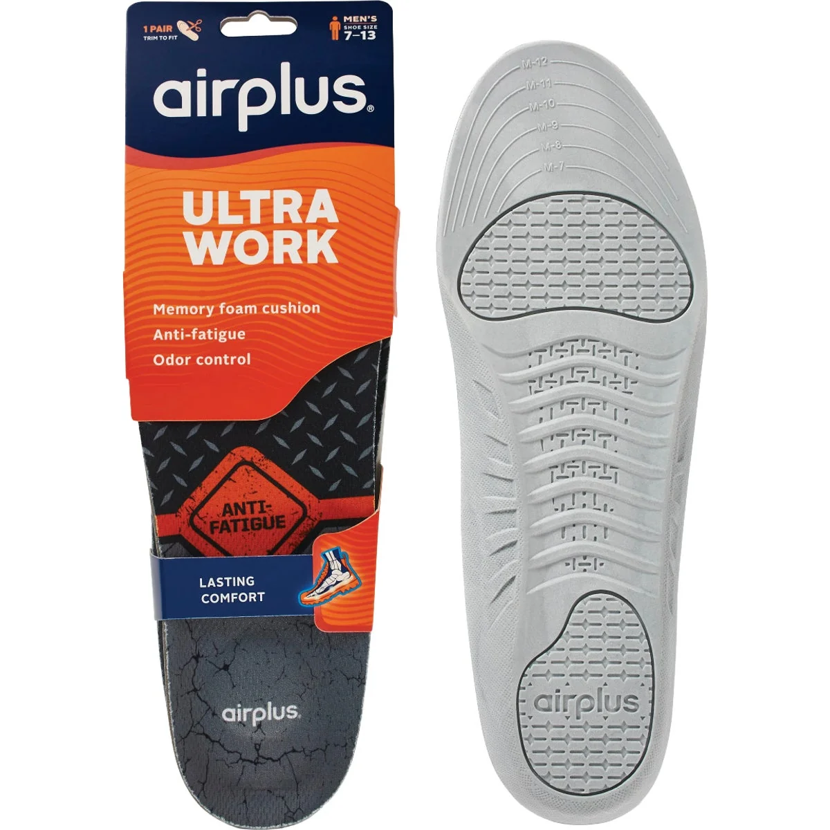 Traditional Implus Airplus Ultra Work 7 to 13 Memory Plus Insoles Optimized