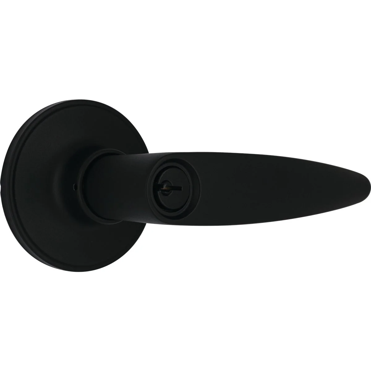 Secure Steel Pro Matte Black Straight Entry Lever Artisan