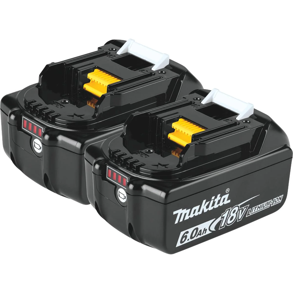 Natural Makita 18 Volt LXT Lithium-Ion 6.0 Ah Tool Battery 2-Pack Modern