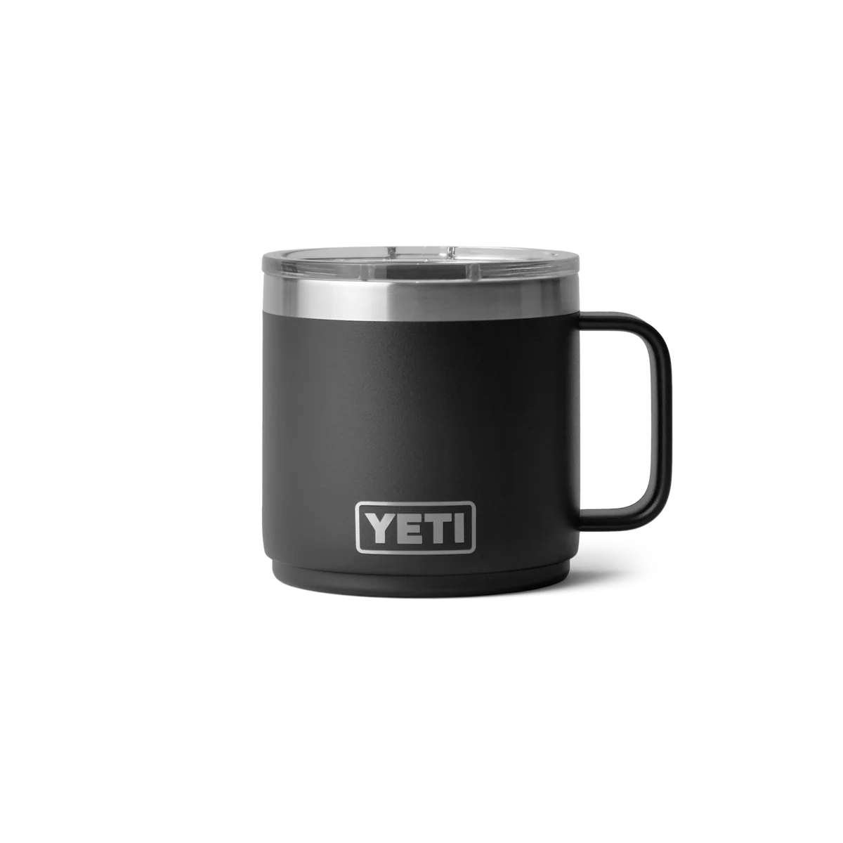 Natural Yeti Rambler 14oz Stackable Mug Black Fast