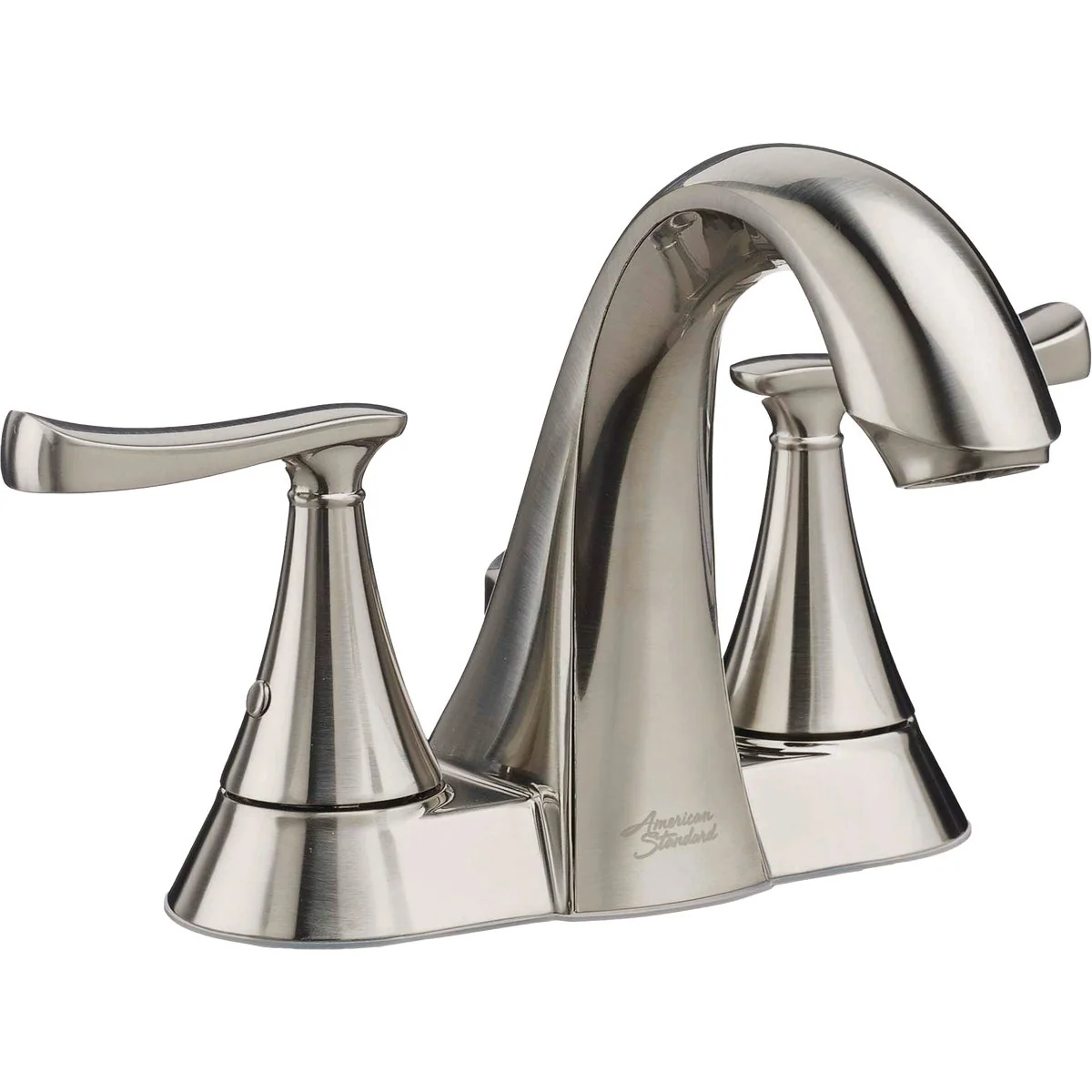Genuine American Standard Chatfield Brushed Nickel 2-Handle Lever 4 In. Centerset Bathroom Faucet with Pop-Up Selected