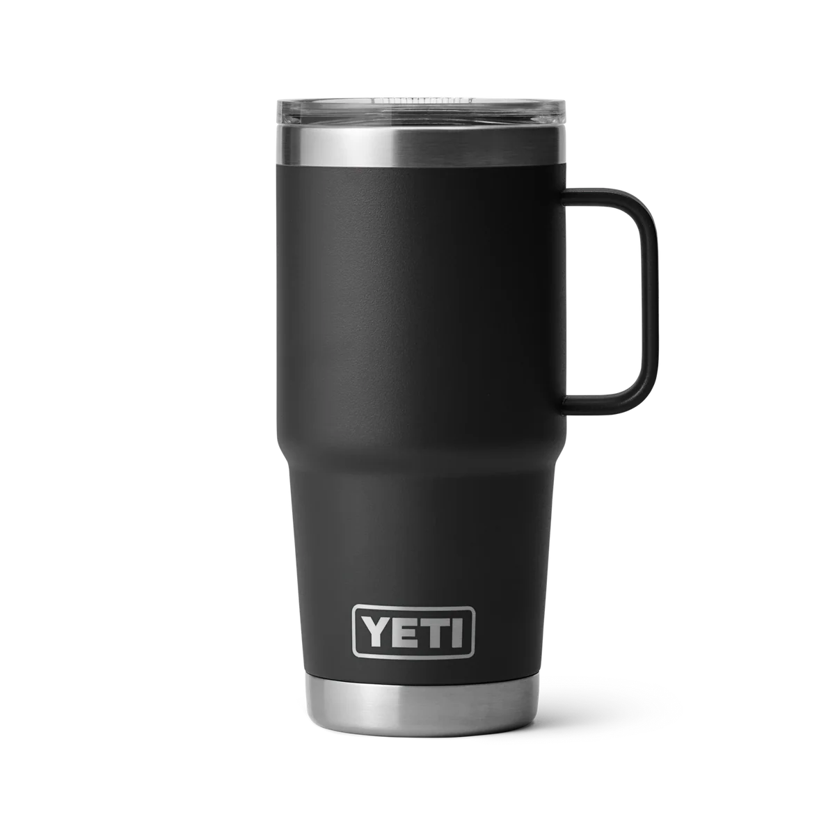 Professional Yeti Rambler 20oz Travel Mug Black Minimalist
