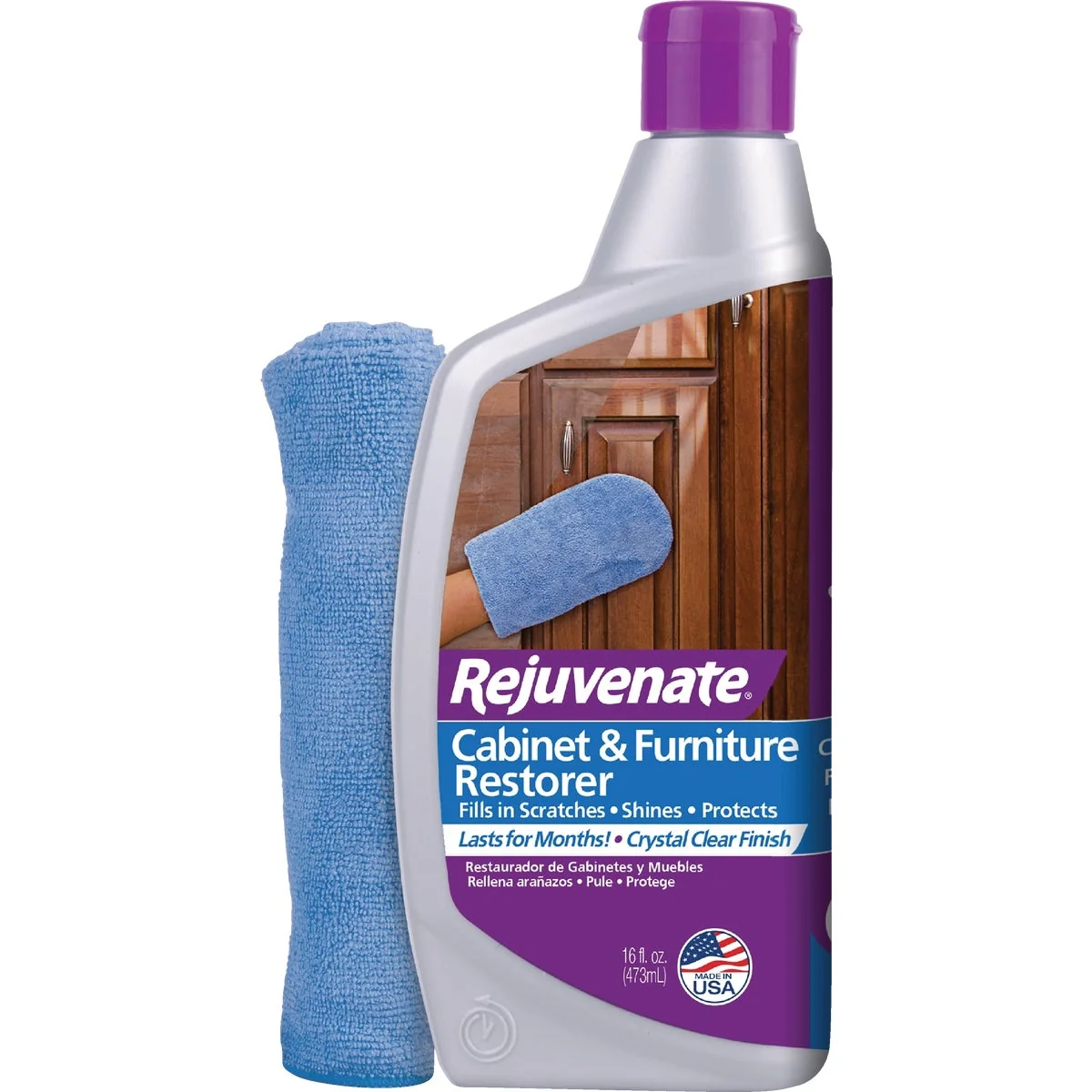 Specialty Rejuvenate 16 In. Cabinet Furniture Restorer with Mitt Convenient