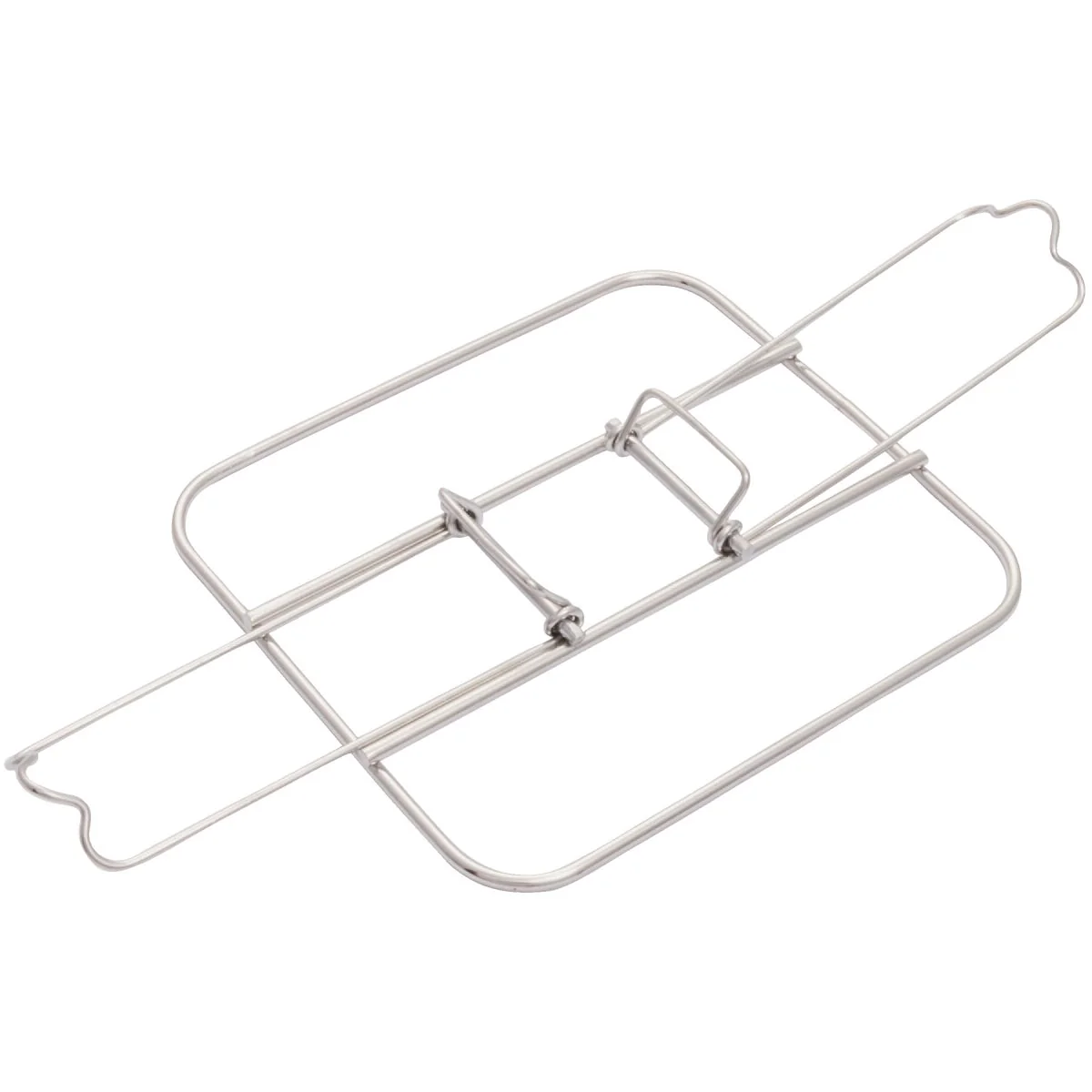 Crafted Char-Broil Grill 9 In. Folding Beer Can Chicken Roasting Rack Recyclable