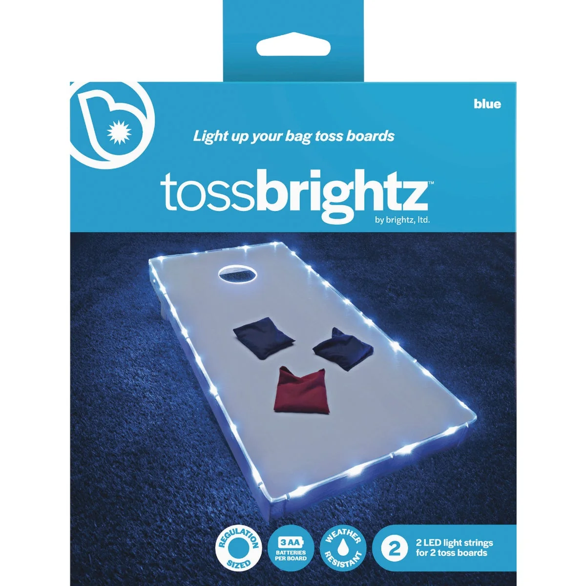 Practical Tossbrightz 26 Ft. White LED Cornhole Lighting Kit Innovative