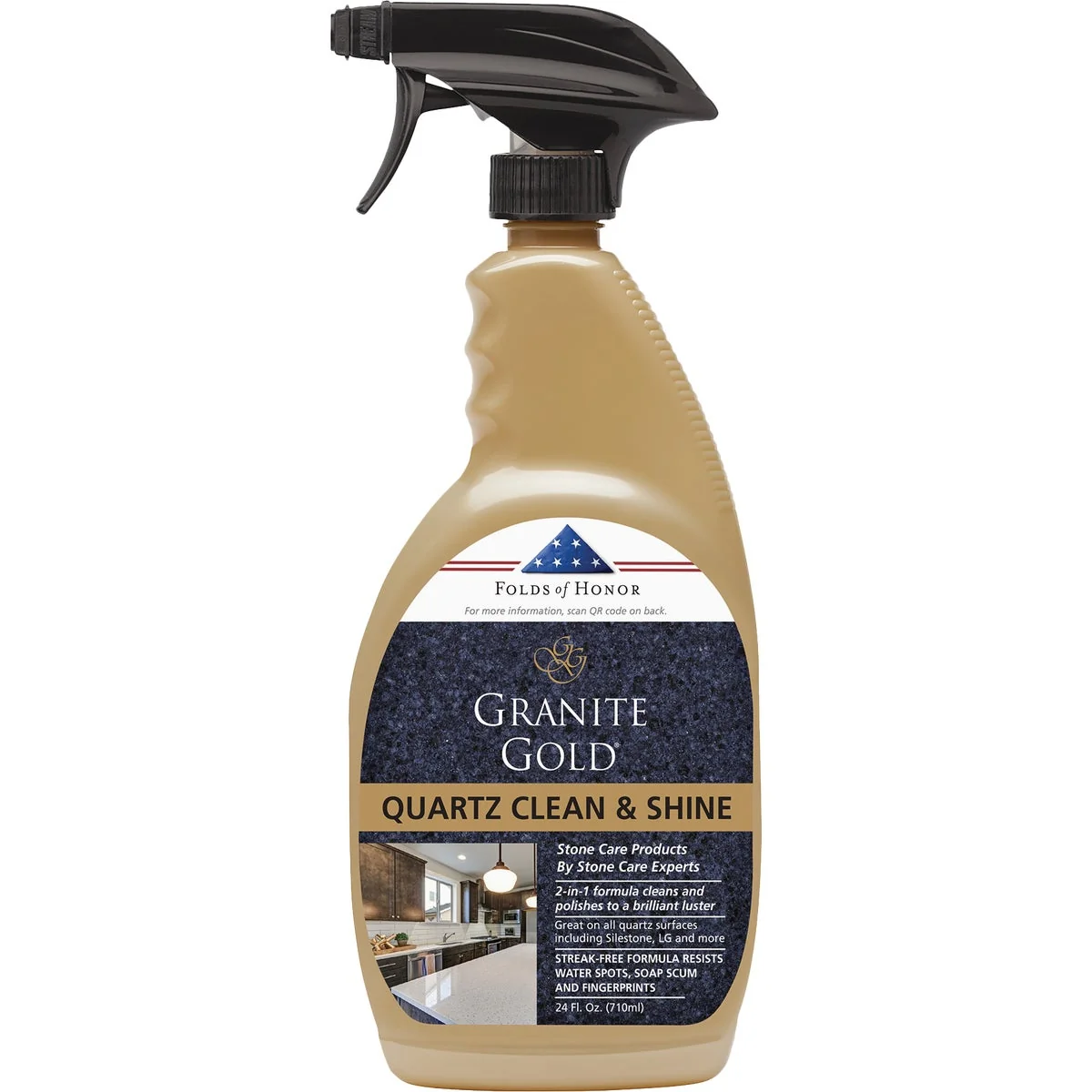 Sustainable Granite Gold 24 Oz. Quartz Clean Shine Original