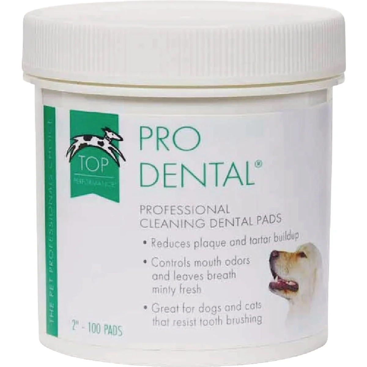 High-Quality Boss Pet Top Performance ProDental Cleansing Pet Dental Pads 100-Pack Functional