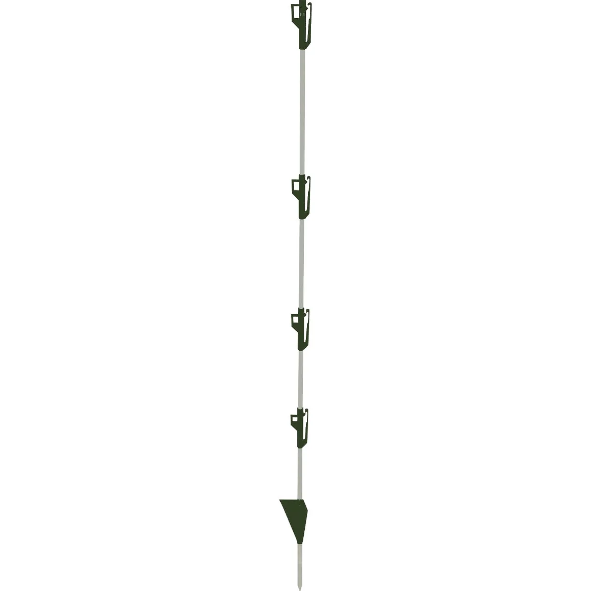 Flexible Dare 4 Ft. x 3 8 In. White Post with Step Plate Versatile