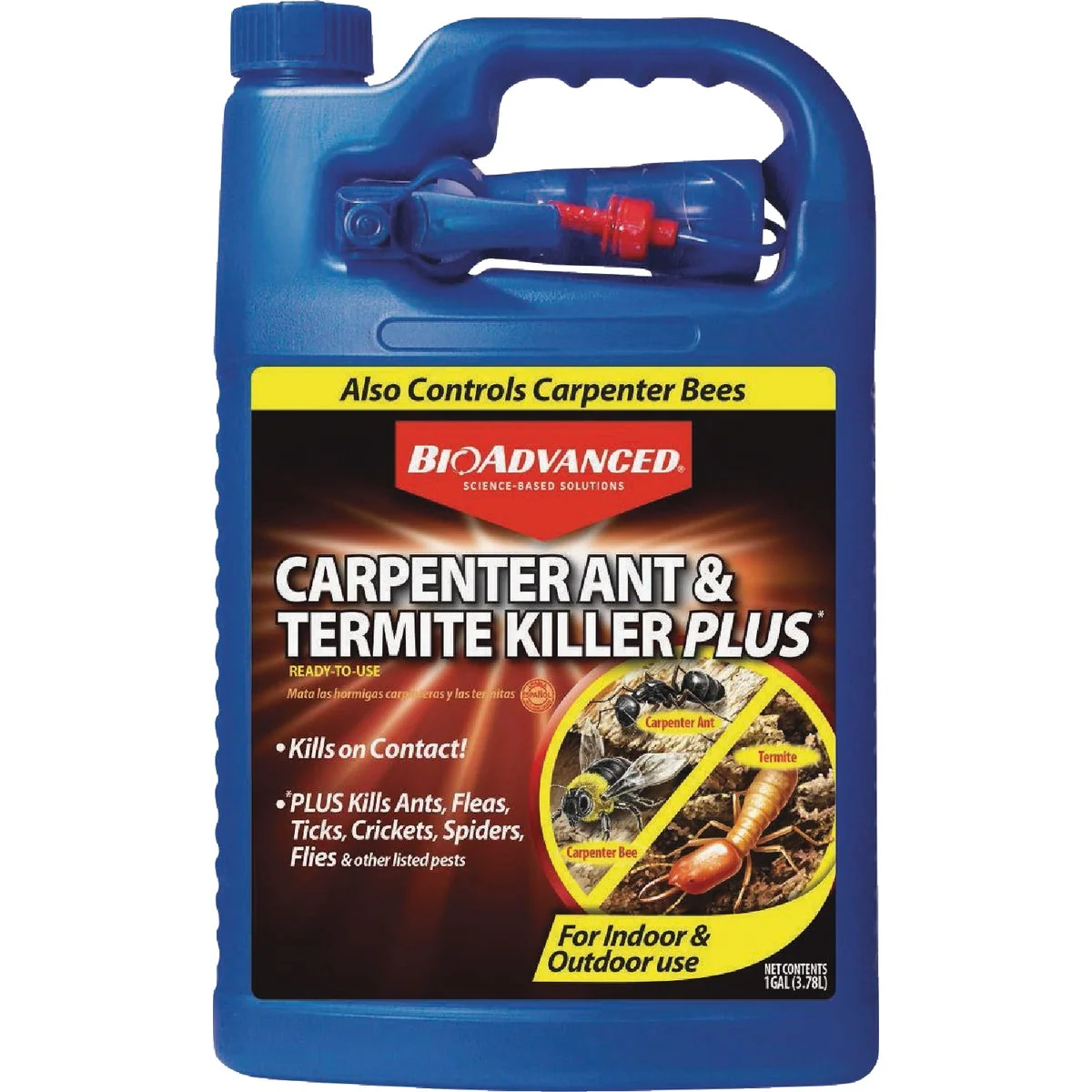Original Design BioAdvanced Carpenter Ant Termite Killer Plus 1 Gal. Ready To Use Ant Termite Killer Refined