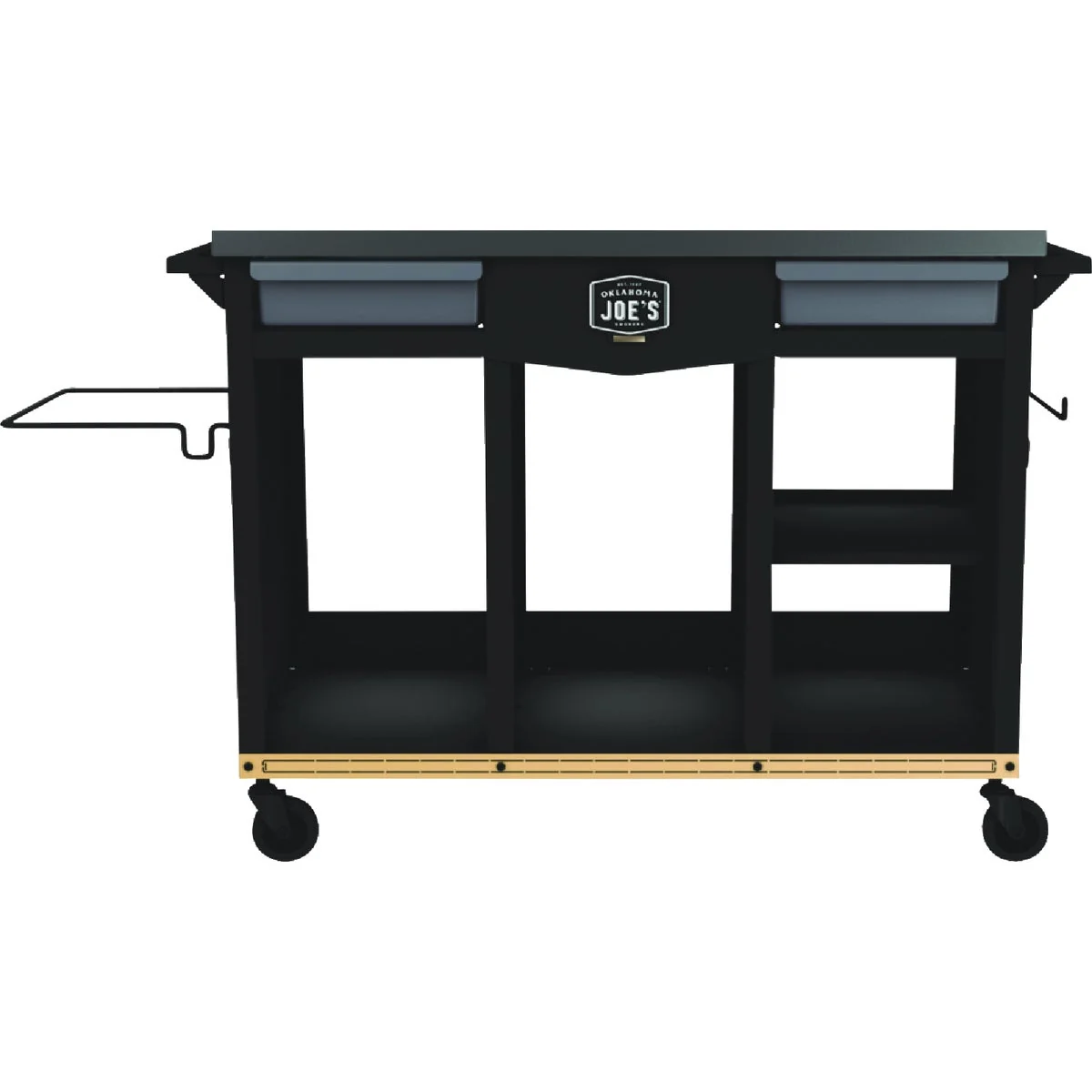 Flexible Oklahoma Joe's Workstation DLX Prep Storage Cart Fine