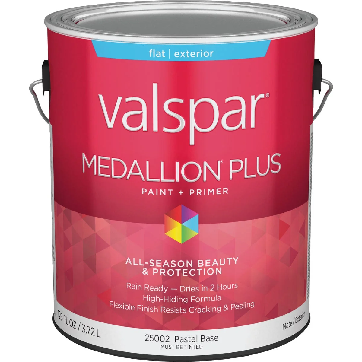 Fine Valspar Medallion Plus Premium Paint Primer Flat Exterior Paint Pastel Base 1 Gal. Sophisticated