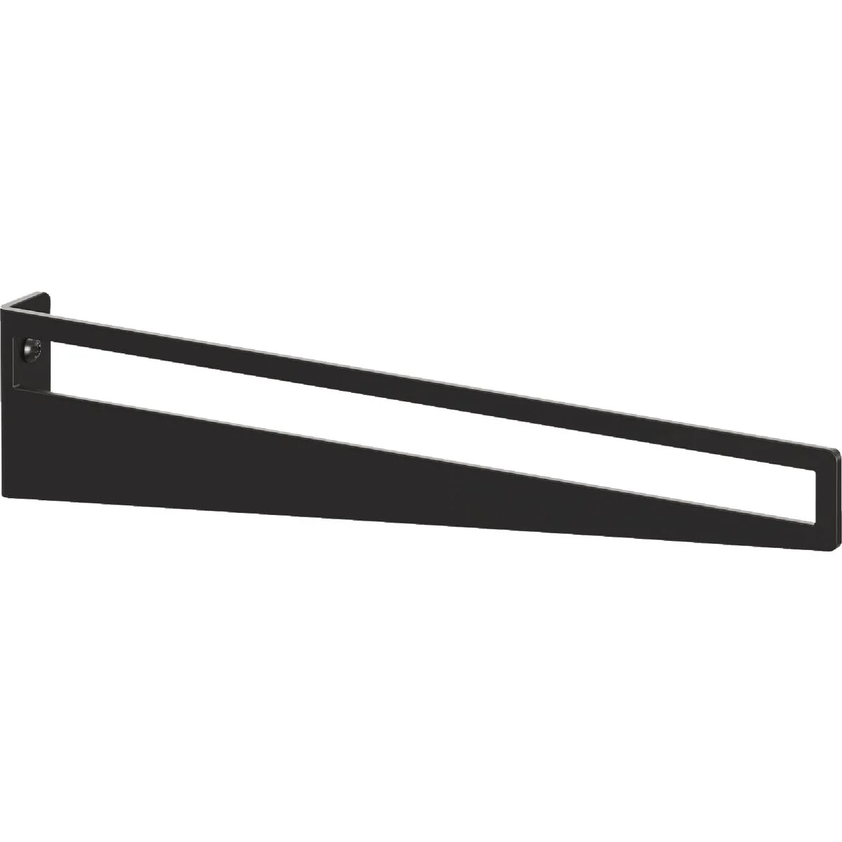 Relaxed Knape Vogt Pittsburgh 12 In. Black Decorative Bracket Premium Material