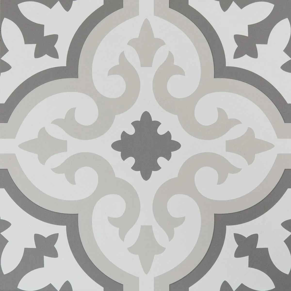 Traditional Home Impressions Dorath Grey 12 In. x 12 In. Vinyl Floor Tile 45 Sq. Ft. Box Sustainable