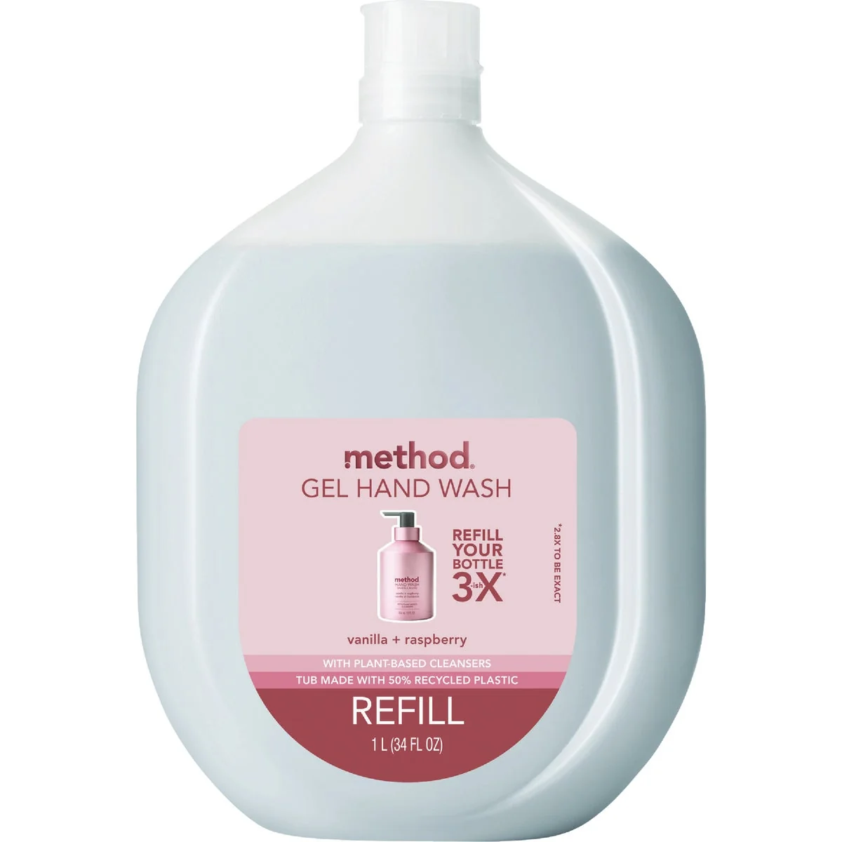 Innovative Method 34 Oz. Vanilla Raspberry Gel Hand Wash Safe