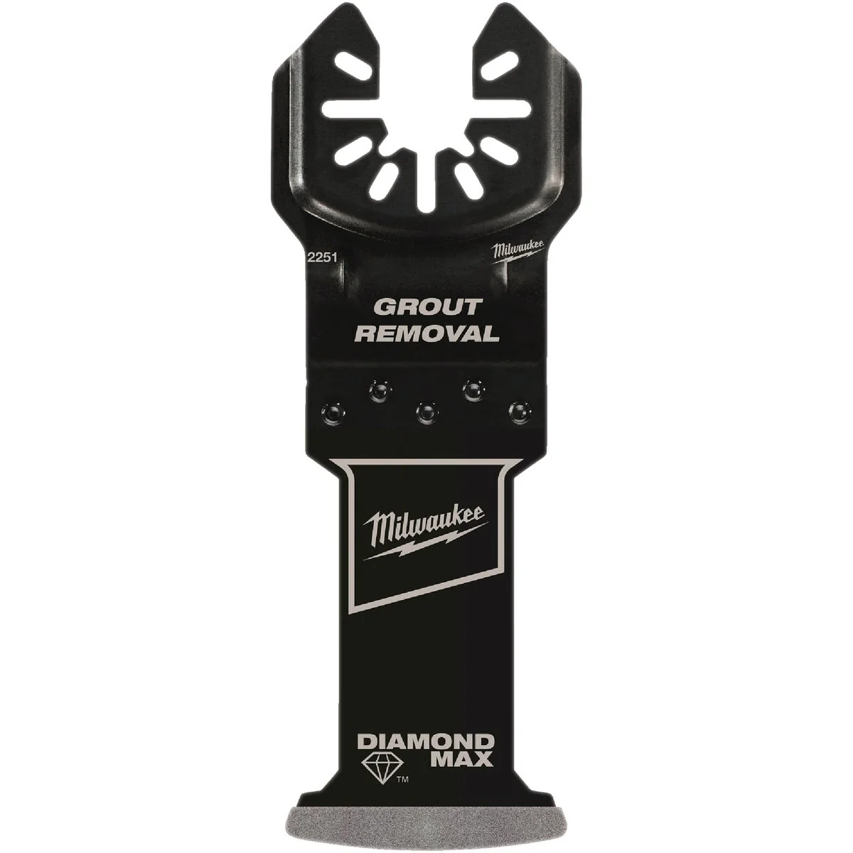 Dependable Milwakee DIAMOND MAX Grit Grout Removal Milti-Tool Plunge Oscillating Blade Relaxed
