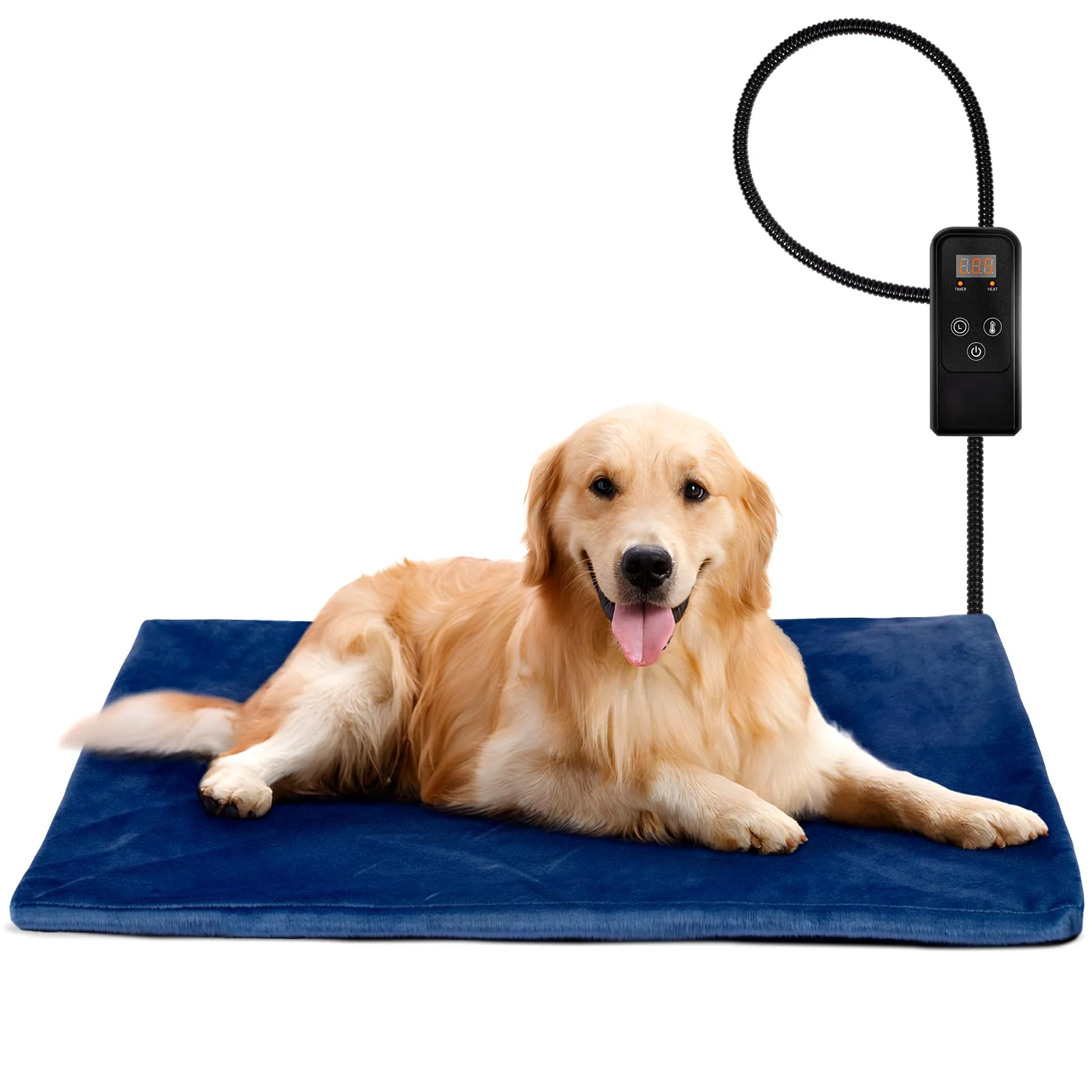 Fashionable Niubya Pet Heating Pad 35x24 — Adjustable Temperature Waterproof Mat for Dogs Cats Durable