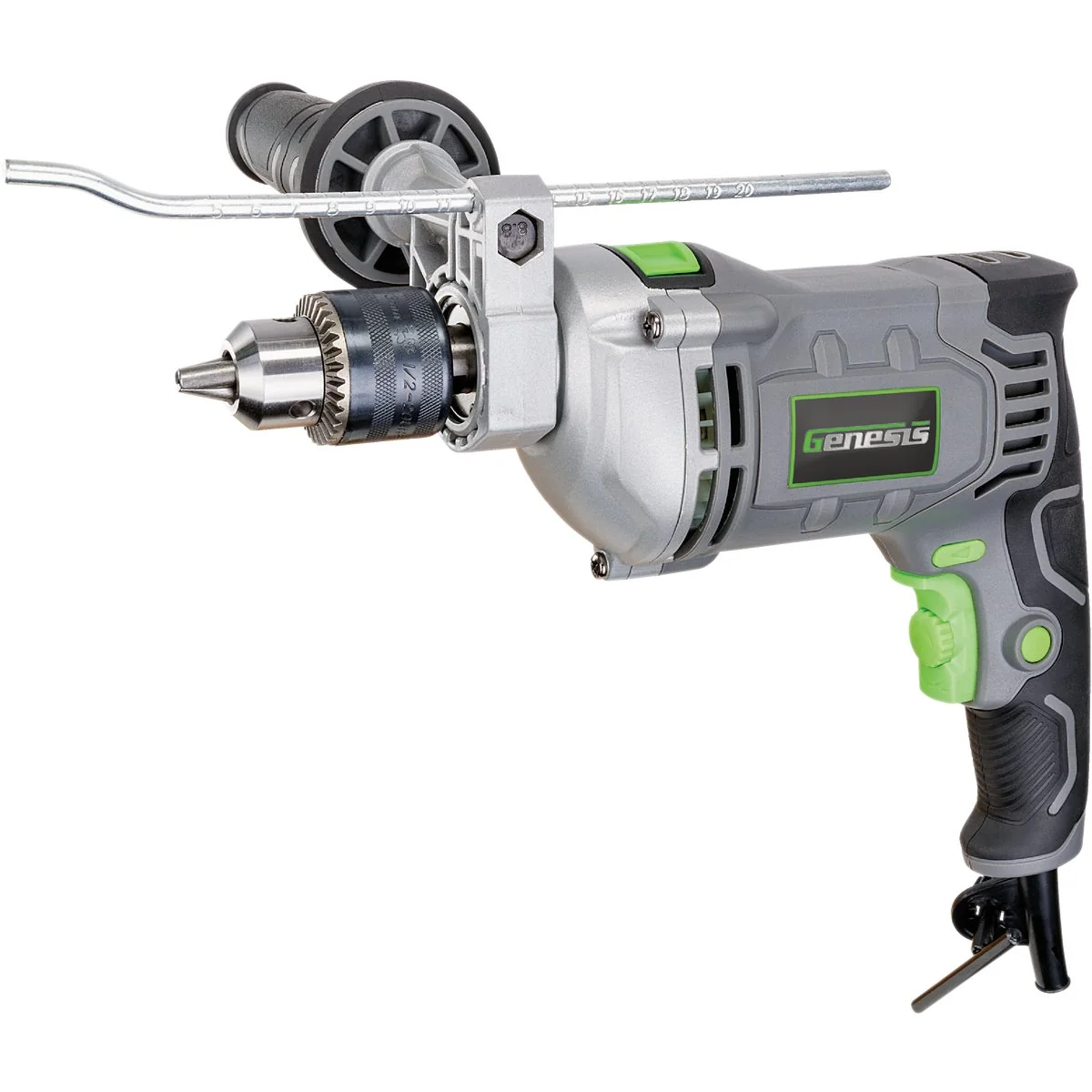 High-End Genesis 1 2 In. 7.5-Amp R Electric Hammer Drill Innovative