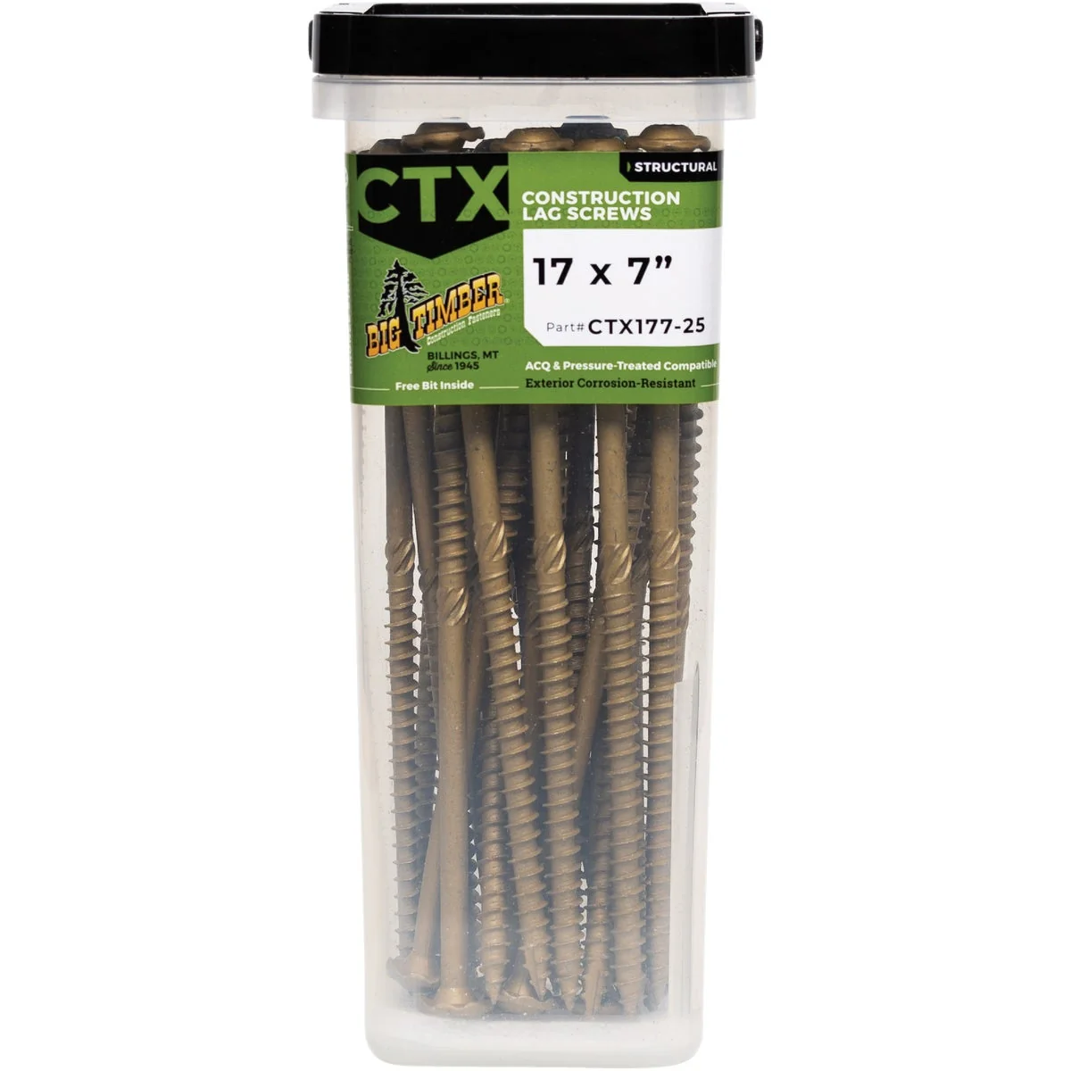Specialty Big Timber 17 x 7 In. Lag Screw 25 Ct. Next-Generation