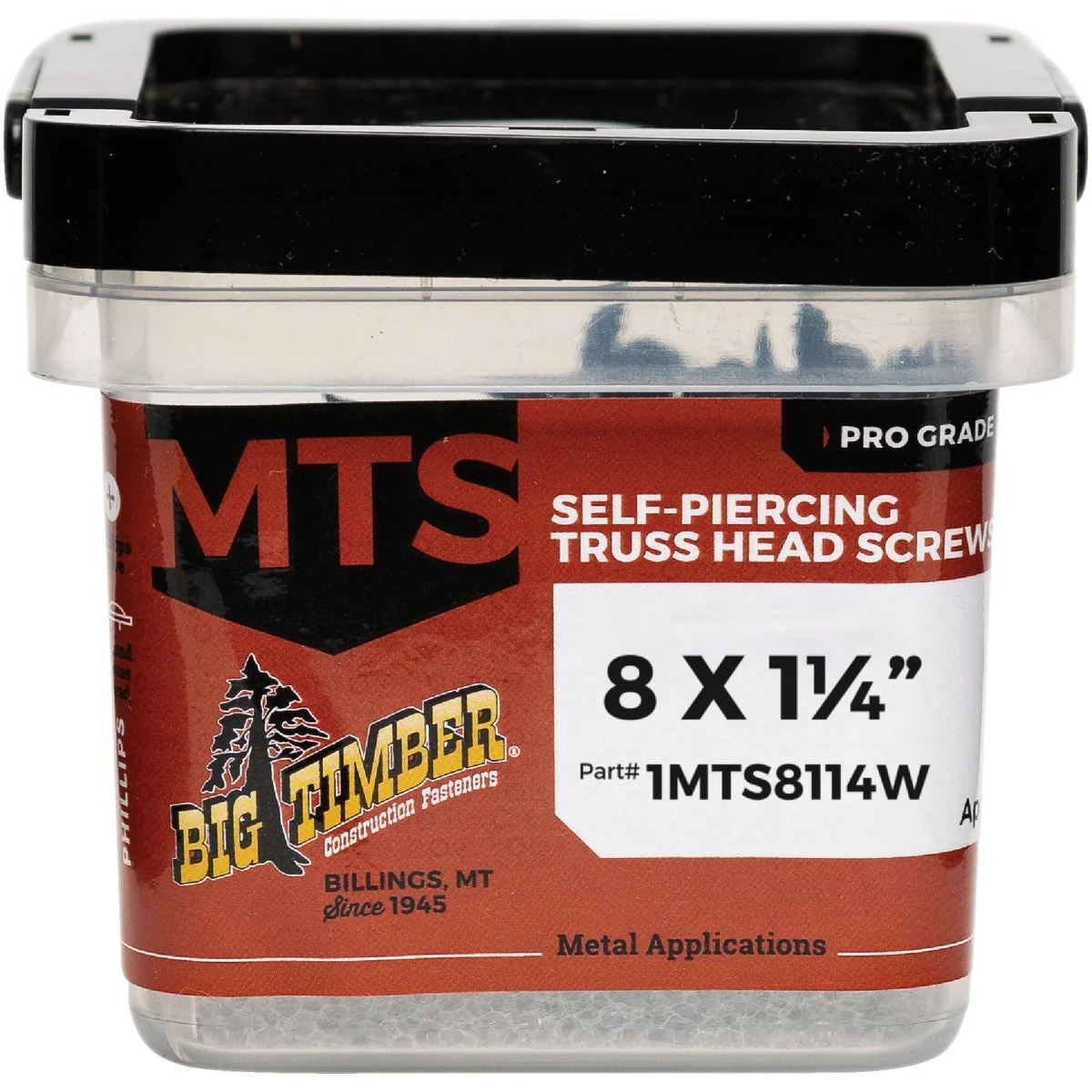 Natural Big Timber 8 x 1-1 4 In. White Modified Truss Head Sharp Point Wood Screw 1 Lb. Effective