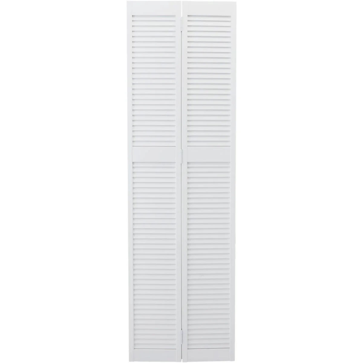 Elegant Alexandria Moulding 24 In. W. x 80 In. H Primed White Bi-Fold Door Authentic