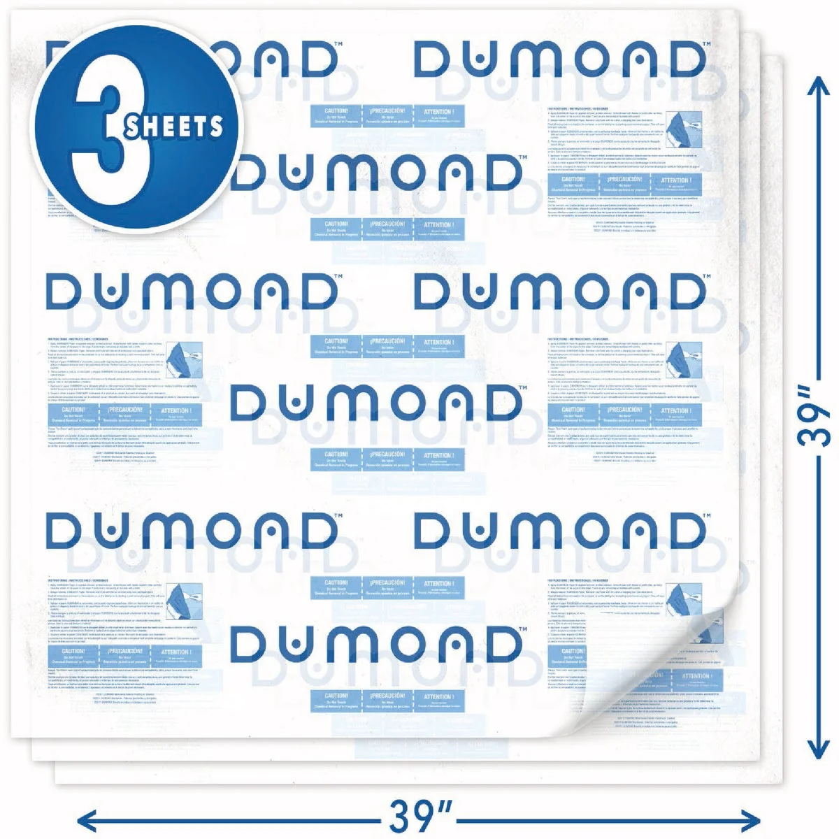 Exclusive Dumond Laminated Paper 3-Pack Luxury