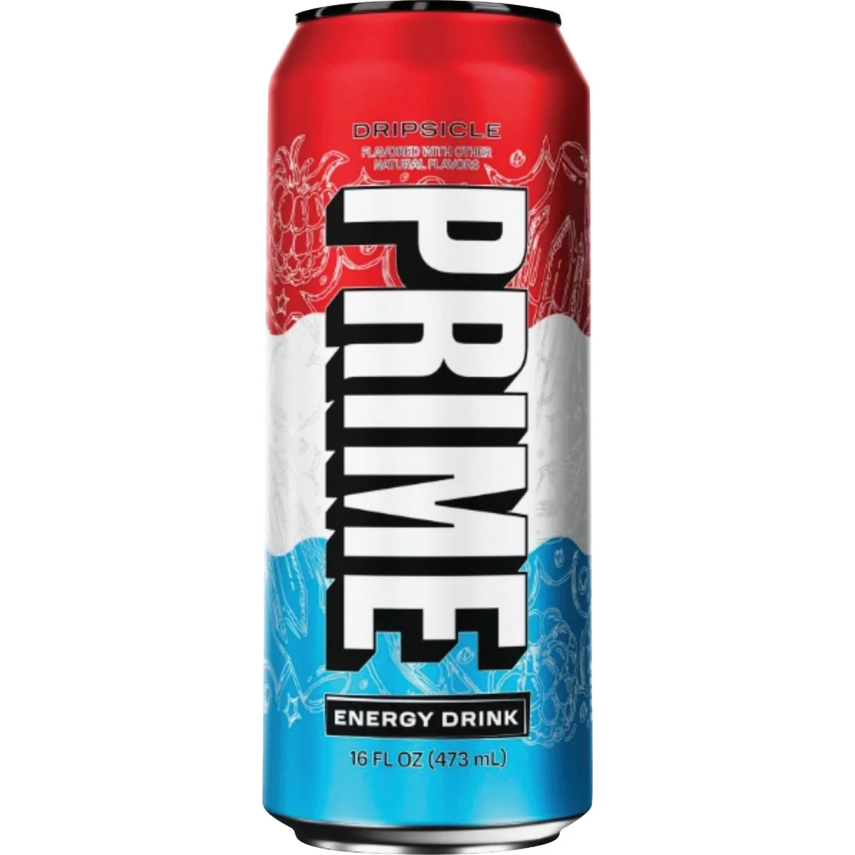 Genuine Prime 16 Oz. Dripsicle Energy Drink Sophisticated