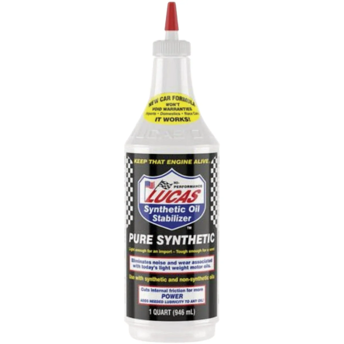 Powerful Lucas Oil 1 Qt. Synthetic Oil Stabilizer Convenient