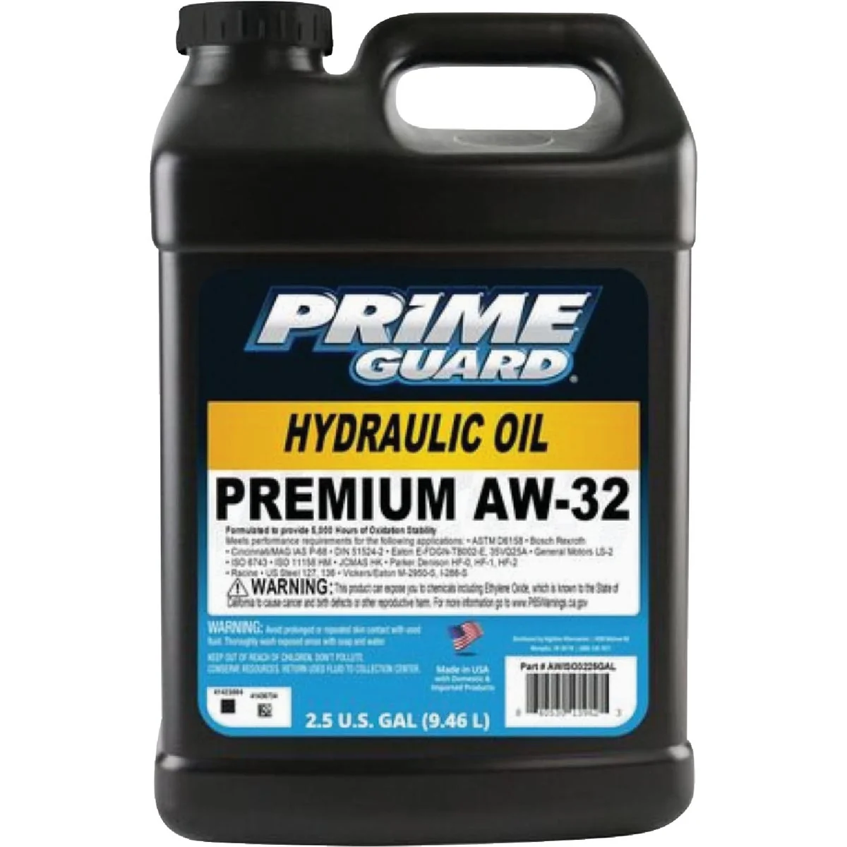 Official Prime Guard 2.5 Gal. AW-32 Hydraulic Oil Selected