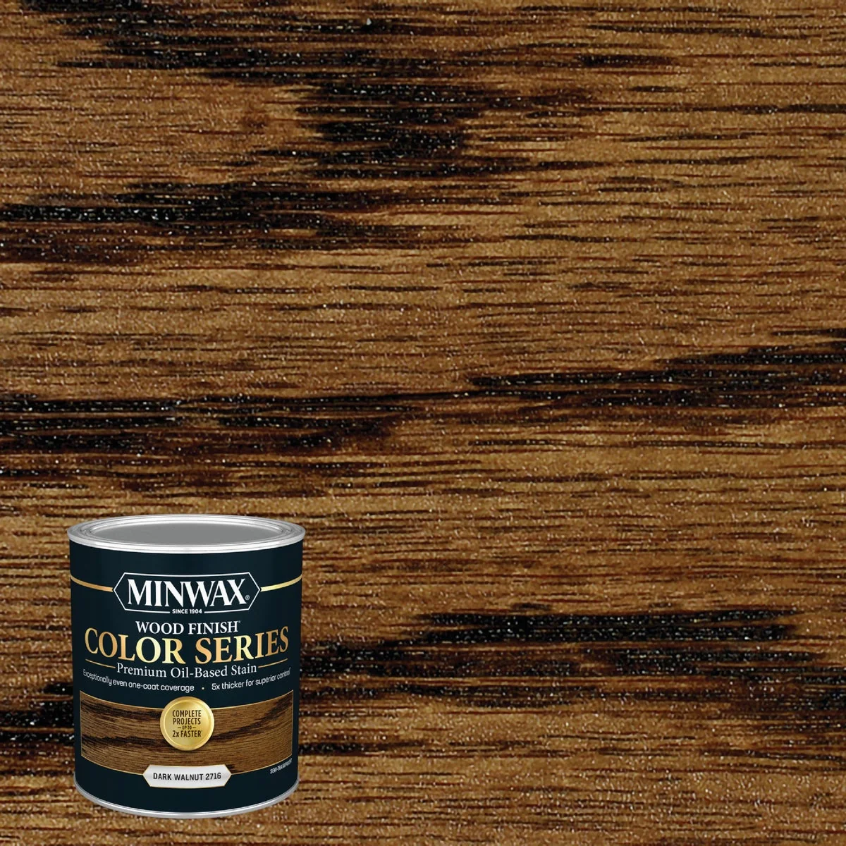 High-Grade Minwax Wood Finish Color Series Oil-Based Stain Dark Walnut 1 Qt. Refined