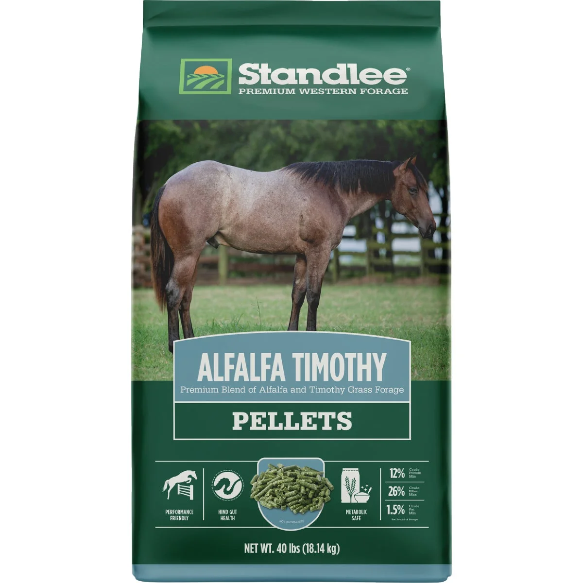 Reusable Standlee Premium Western Forage 40 Lb. Premium Alfalfa Timothy Pellets Luxury
