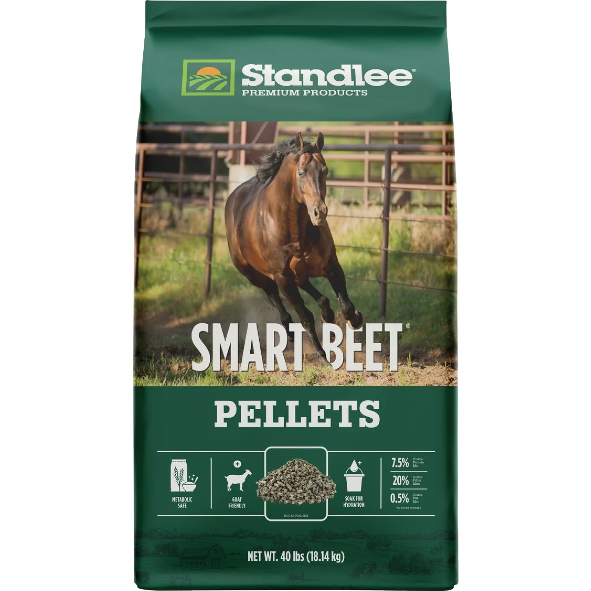 Innovative Standlee Premium Western Forage 40 Lb. Premium Smart Beet Pellets Clean