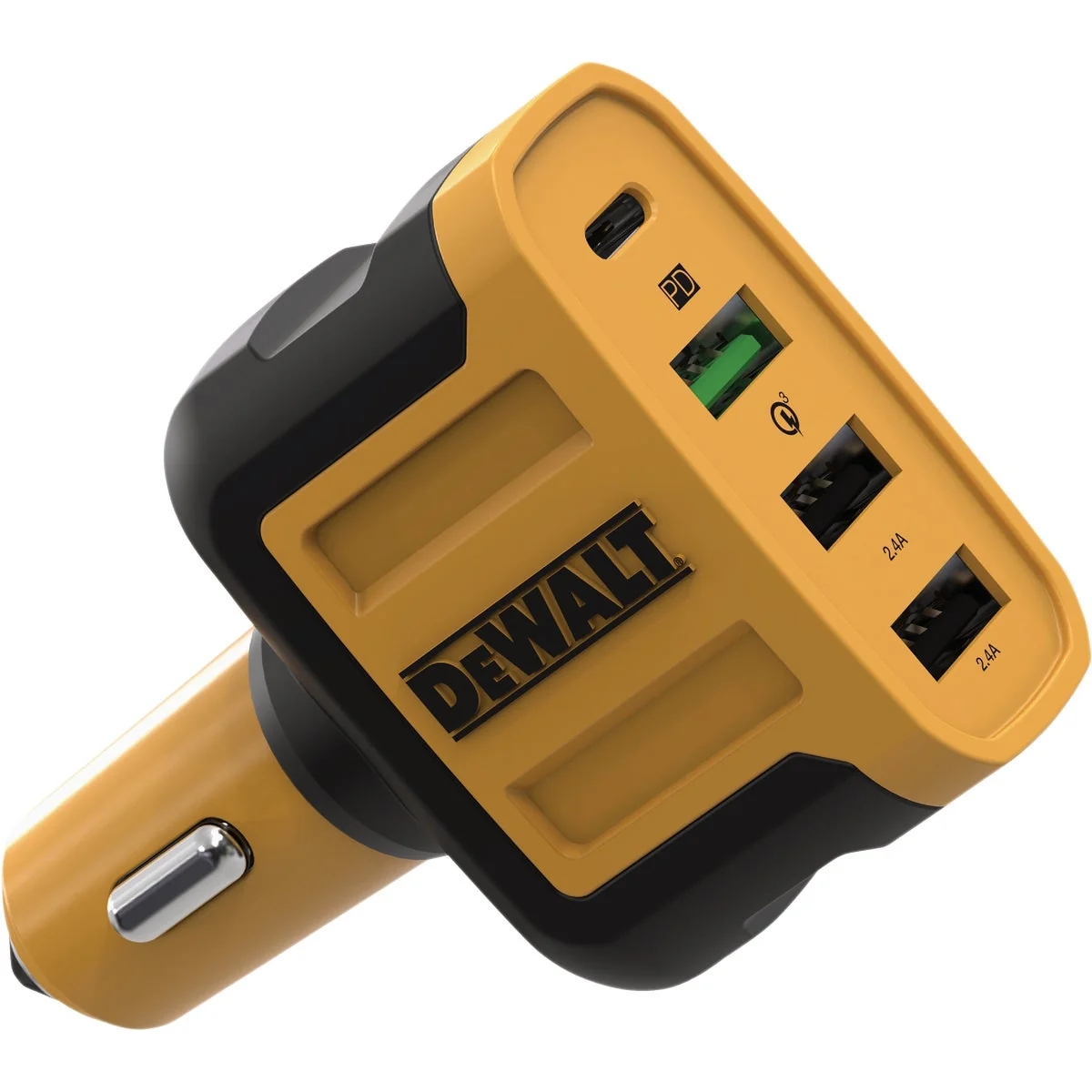 Secure DEWALT 62W 4-Port Mobile USB PD Charger Genuine