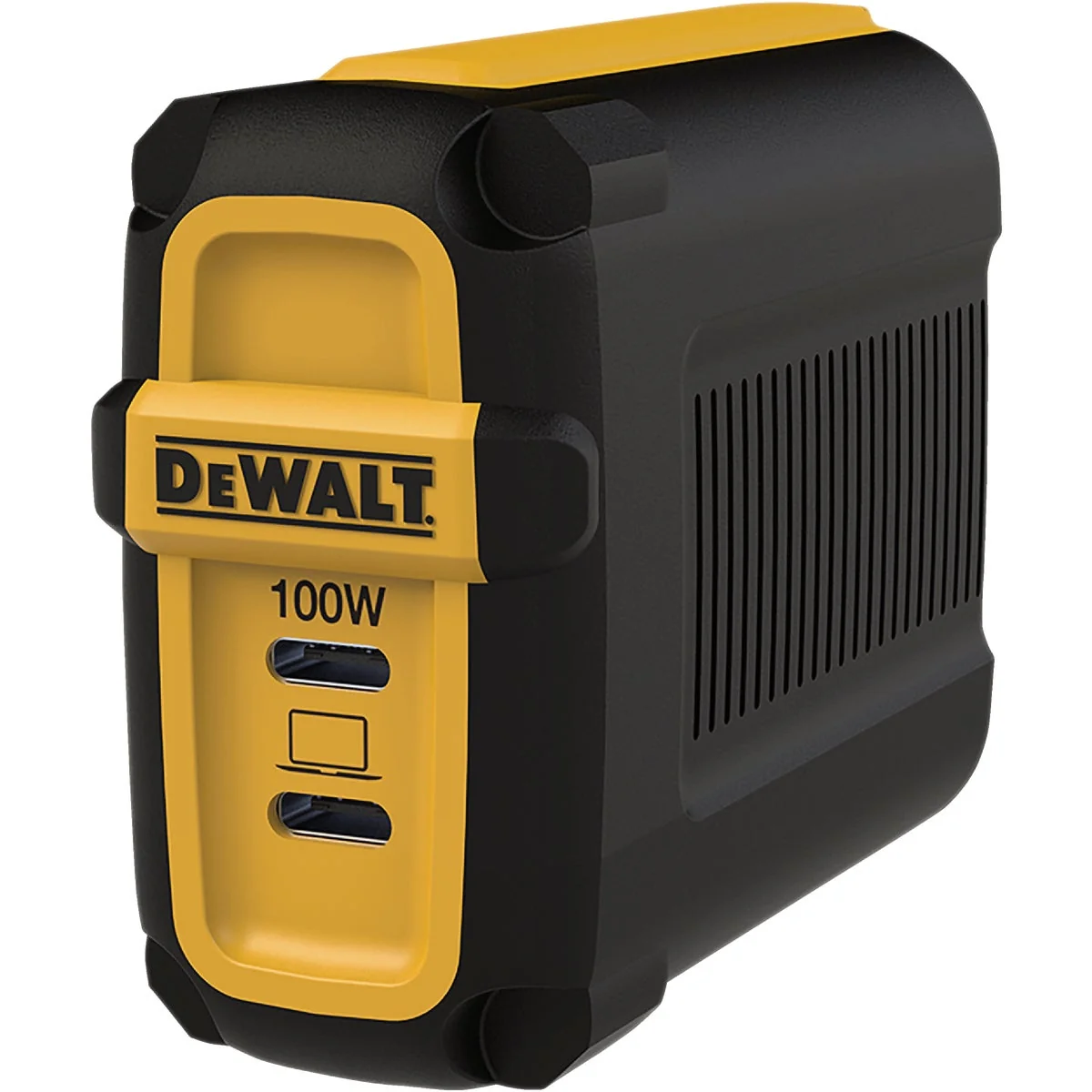 Smooth DEWALT 100W 2-Port GaN PPS PD Wall Charger Authentic