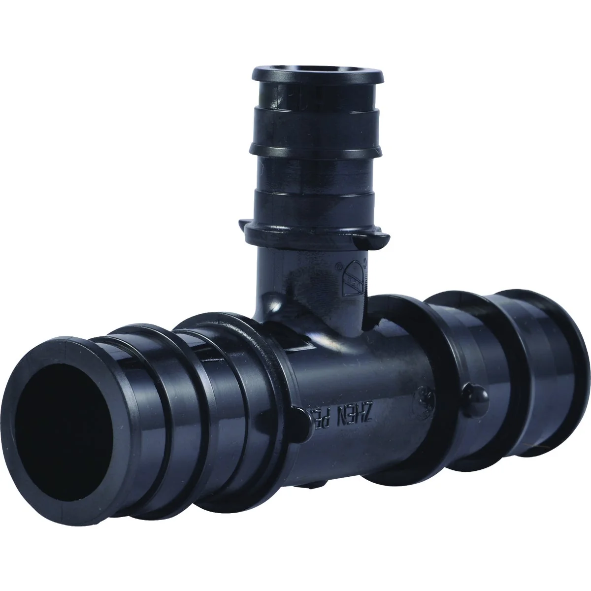 Smart SharkBite 3 4 In. x 3 4 In. x 1 2 In. Barb Reducing Poly PEX-A Tee 5-Pack High-Performance